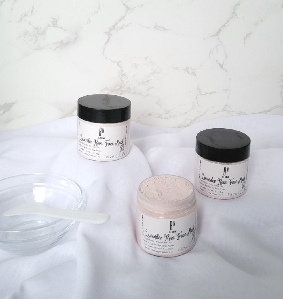 Lavender Rose Face Mask